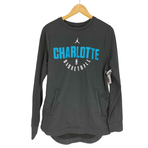 エヌビーエー NBA CHARLOTTE BASKETBALL フロントプリントクルーネックポケットスウェット メンズ JPN:M